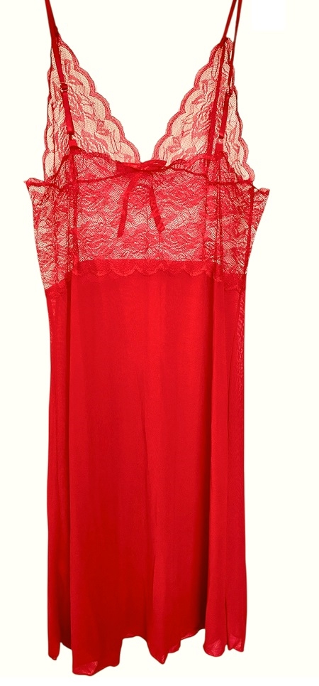 Rød babydoll